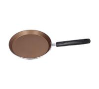 Alomejor Sartén de Fondo Plano de Piedra Médica con Superficie Antiadherente para Panqueques y Tortillas de 6 Pulgadas, Compatible con Todas las Estufas (GOLD)