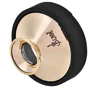 Alomejor saxofón Alto Mute, Ligero y Compacto silenciador saxofón diseño Oro Material Duradero no tóxico for práctica en casa Estudio ensayos músicos