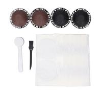 Alomejor Sellos Reutilizables de Cápsulas de café de Papel de Aluminio con Cápsulas Recargables para Vertuolina, Cubiertas Adhesivas de Sellado Hermético para Amantes del café Ecológico, 100 Unidades