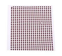 Alomejor - Señuelo de pesca 3D con ojos epoxi para hacer señuelos de 3 mm 4 mm 5 mm, ojos artificiales, ojo de artificial, ojo de (4 mm, rojo)