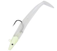 Alomejor Señuelo de Pesca, Cebo Artificial 4.9in*0.8in PVC Material for Pesca en Agua Dulce y Salada (Color Luminoso)
