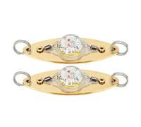 Alomejor Señuelo de Pesca LED, Señuelo con Luz Activada por Agua en Forma de Ojo, Cebo de Caída Profunda para Pesca Nocturna de Bagre y Salmón, Paquete de 2