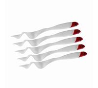 Alomejor Señuelos de Pesca, Suaves y rizados señuelos Artificiales duraderos for entusiastas en Barco Lago río y mar