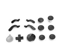 Alomejor Series 2 Gamepad Juego de Palancas y Paletas de Repuesto para One, Accesorios de Metal Personalizables para un Mejor Rendimiento del Juego (BLACK)