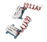 Alomejor Servo Digital Lineal con Motor de Alto par para Control de Respuesta, 2 Piezas para Aviones de ala Fija