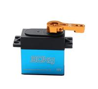 Alomejor Servo RC de Alto par con Engranaje de Metal Digital Resistente Al Agua de 30 Kg para Coches RC a Escala 1/10, Brazo de 25T Incluido, para Profesores Universitarios y Aficionados a