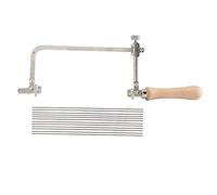 Alomejor Sierra de Acero para Carpintería y Fabricación de Joyas (Wooden | Alta resistencia, ajustes flexibles, aserrado eficiente, diseño duradero