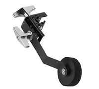 Alomejor Silenciador de Amortiguador de Tambor, Silenciador de Control de Tono con Abrazadera de Fieltro y Metal de Aleación Negra con Presión Ajustable para Tambores (BLACK)