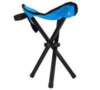 Alomejor Silla de Acampada Luz de Silla, de Kamping Plegable para Pescar, 600d Oxford Steel -Embalting (Blue)
