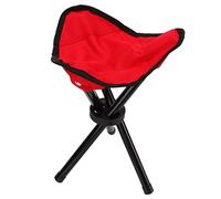 Alomejor Silla de Acampada Luz de Silla, de Kamping Plegable para Pescar, 600d Oxford Steel -Embalting (Rojo)