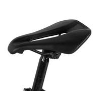 Alomejor Silln de Bicicleta Silln Hueco de Bicicleta de montaa Ultraligero Asiento de cojn de Bicicleta Asiento de Bicicleta Amortiguador Transpirable(Negro)