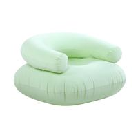 Alomejor Sillón Inflable Portátil con Flocado Suave, sofá Inflable para Leer, Ver Televisión, Cómoda Silla para Dormitorios, Salas de Estar (Green)