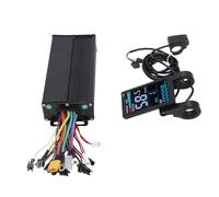 Alomejor Sine Wave Electric Scooter LCD Controller Display Kit Estable Rendimiento para Hall y No Reverberarse Wader-Menors