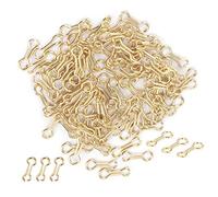 Alomejor Sinker Eyes, 300PCS Fishing Wire Ojos Sinker for Carpa Fishing,Durable Sinker Eyes Tornillo(S) for Long Size Fishing Tamaños S M,Outdoor Activities, and Various Fishing Scenarios