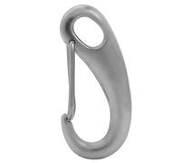 Alomejor Snap Hook para Buceo, Acero Inoxidable Resistente, Accesorio para Yate Flotante, Cierre Giratorio Seguro para Buceo, Pesca, Deportes acuaticos y Mantenimiento de embarcaciones