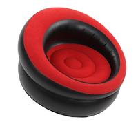 Alomejor Sofá Inflable Sofá de Aire Flocado Diseñado Ergonómicamente para Sala de Estar y Viajes Hecho de PVC Ecológico 30,7 X 29,5 Pulgadas (Rojo)