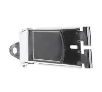 Alomejor Soportador Trasero de Banjo de 5 Cuerdas Zinklegation Color Cromado -Placa de Tamaño Ajustable para la Parte del Banjo