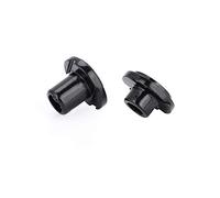 Alomejor Soporte de árbol de Cable -E Guitarra 2 PCS 5 Mm 7.8 Mm con Tornillos Piezas de Repuesto Perfectas para Dorado Silver Negro (BLACK)