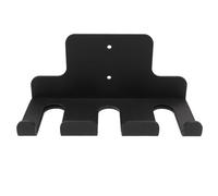 Alomejor Soporte de Barra Montado en la Pared Compatibilidad Universal Estante de Almacenamiento de Barra Vertical para Gimnasio en Casa Solución de Ahorro de Espacio Acero Al Carbono