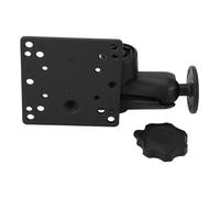 Alomejor Soporte de Bola Doble Resistente, Brazo de Enchufe Multiángulo de Aleación de Aluminio con Diseño Antirrobo de Perilla Redonda, para Tabletas, Teléfonos, Buscadores de Peces,