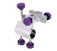 Alomejor Soporte de caña de Pescar Aleación de Aluminio Ajustable Silla de Pesca Soporte de Montaje Tackle Accesorio Adecuado para mar, río, Piscina, Herramienta de Pesca(Purple)