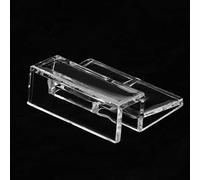 Alomejor Soporte de Estante de Vidrio Acrílico Resistente para Acuario, Juego de 20 para Pecera, Caja para Mascotas, Soportes de Abrazadera Transparente de 5mm a 12mm (12mm)