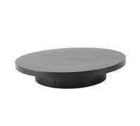 Alomejor Soporte de Exhibición Giratorio Motorizado, Placa Giratoria de Carga Fuerte y Duradera de 22 Libras para Exhibición de Relojes de Joyería, Color Negro