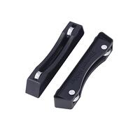 Alomejor Soporte de Filamento para Impresora 3D con Diseño de Rodamiento Deslizamiento Suave y Estable para Suministros de Impresión 3D Compatible con PLA ABS TPU Negro 2 Unidades