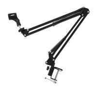 Alomejor Soporte de Micrófono de Escritorio, Brazo de Pluma Ajustable con Manantiales de Doble Suspensión para la Transmisión de Estudio de Podcasts