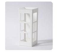 Alomejor Soporte de Montaje en Pared para Plancha de Pelo, Caja Organizadora Resistente Al Agua Duradera para Baño y Dormitorio (White)