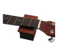 Alomejor Soporte de Soporte de para el Cuello de Guitarra de Escritorio Caone de Caoba para la Limpieza de Guitarras/reparación del Taller