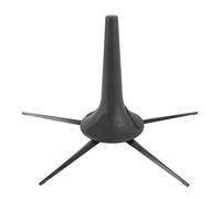 Alomejor Soporte de Trompeta, Diseño Plegable de 5 Piernas con Almohadilla de Absorción de Choque para Equipos de Práctica de la Banda de Flauta y Trompeta