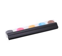 Alomejor Soporte Deslizante para Púas de Micrófono con Diseño Ranurado con 5 Púas de Guitarra, Compatible con Todos los Soportes de Micrófono Estándar, Fácil Almacenamiento para Artistas