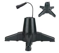 Alomejor Soporte Giratorio Eléctrico para árbol de Navidad con Fuente de Alimentación Estable, Soporte Giratorio de 360 Grados para árboles de 1,8-2,1 M (Los 40cm)
