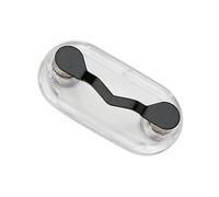 Alomejor Soporte Magnético para Gafas, Abrazadera Segura para Gafas de Sol/soporte para Camisa, Insignia, Broche, Hombres y Mujeres, Rosa y Negro para Profesores de Enfermería (BLACK)