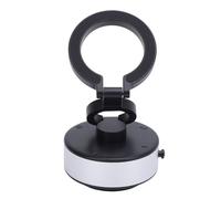 Alomejor Soporte Magnético para Teléfono, Soporte Magnético Eléctrico Fuerte para Coche con Succión para Escritorio y Coche, Uso en el Hogar y la Oficina, Material Sus ABS (Silver)