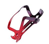 Alomejor Soporte para Botella de Agua para Bicicleta, Jaula para Botella de Agua para Bicicleta de Aleación de Aluminio con Tornillos de Montaje, para un Diámetro de 70 Mm (Rojo Dorado Oscuro)