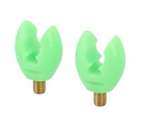 Alomejor Soporte para Caña de Pescar con Agarre a Tope, Soporte para Caña de Pescar de Silicona de Alta Dureza con Rosca M3 8, para una Fácil Instalación y Agarre Seguro en Todas Las Cañas (Green)