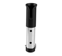 Alomejor Soporte para Caña de Pescar de un Solo Tubo para Montaje en Pared con Diseño Innovador y Protección Mejorada para Barcos y Yates, Fabricado en Acero Inoxidable 316 - 1 Unidad (Black)