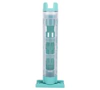 Alomejor Soporte para Caña de Pescar, Soporte para Caña de Pescar de Plástico Portátil Desmontable con Orificio de Filtración de Agua, para Organización y e los Aparejos de (Green)