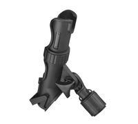 Alomejor Soporte para Caña de Pescar, Universal, Botón Ajustable de 360 Grados, Soporte para Caña de Pescar, Kit de Montaje de Bloqueo Eléctrico Giratorio con Construcción de Na