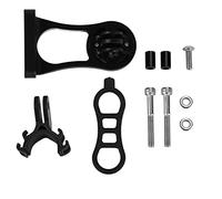 Alomejor Soporte para computadora de Bicicleta, Ligero y Resistente extensión Aluminio Negro for Ciclistas Profesionales Viajes Largos y Uso Diario en montaña Carretera