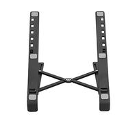 Alomejor Soporte para Computadora Portátil, Estante de Enfriamiento Portátil Ajustable para Oficina, Hogar, Viajes, Aleación de Aluminio, Elevador Plegable para Computadora de Menos de 15,6 Pulgadas