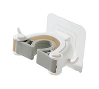 Alomejor Soporte para Escoba y Fregona, Organizador Resistente Al Agua para Herramientas de Limpieza, Colgador de Escoba Adhesivo Montado en la Pared para un Espacio de Limpieza Ordenado (WHITE)