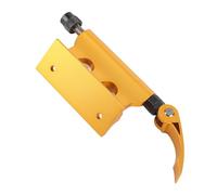Alomejor Soporte para Horquilla de Bicicleta, de Fijación para Horquilla Delantera de Bicicleta de Aleación de Aluminio con Palanca de Liberación Rápida, para Almacenamiento de Remolque y (Yellow)