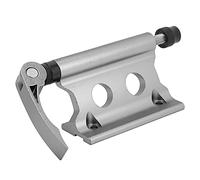 Alomejor Soporte para Horquilla de Bicicleta, de Fijación para Horquilla Delantera de Bicicleta de Aleación de Aluminio con Palanca de Liberación Rápida, para Almacenamiento de Remolque y (Titanio