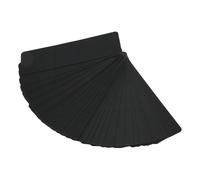 Alomejor Soporte para Marcapáginas de Bricolaje Kraft, 50 Unidades, Fundas para Marcapáginas de Kraft para Exhibir Joyería y Manualidades (BLACK)