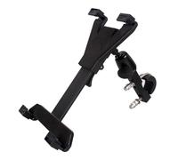 Alomejor Soporte para Tableta de Bicicleta, Soporte Ajustable de Aleación de Aluminio con Agarre Seguro para Tabletas de 7 a 10 Pulgadas para Bicicletas, Motocicletas y Otros Vehículos