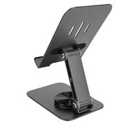 Alomejor Soporte para Teléfono Soporte Plegable Giratorio Ajustable de 360 Grados para Teléfonos Inteligentes y Tabletas de 4 a 10 Pulgadas en Casa