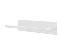 Alomejor Soporte para Toallas de Papel, Elegante Estante de Metal Resistente para Gabinetes de Baño de Cocina, 9,1 Oz, 10,2x0,8x2,8 Pulgadas (White)